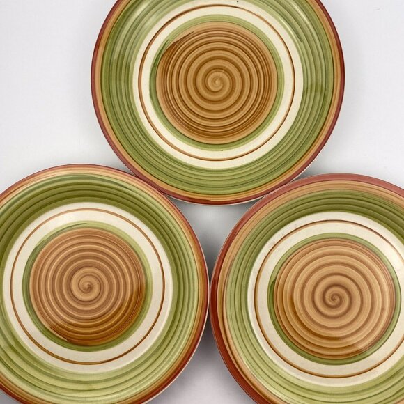 Pier 1 Imports Valencia Dinner Plate 10.5 in, set of three, hand painted - Picture 1 of 7